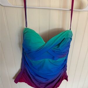 Colorful Women's Swim Top